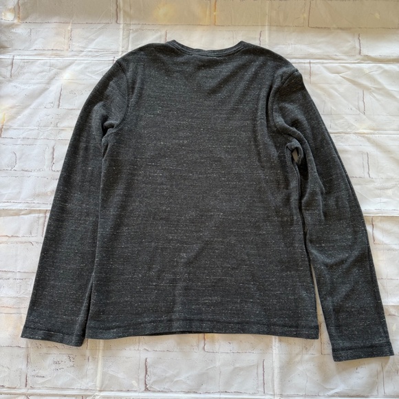 APT 9 Men's Charcoal Long Sleeve Crewneck Shirt Size Medium - Picture 4 of 4